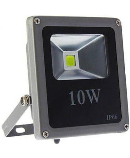 10 watt LED Schijnwerper Koud Wit IP66 - Flat Design