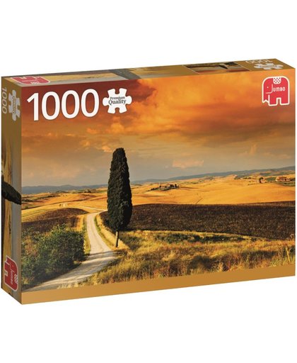 Premium Collection Zonsondergang in Toscane 1000 stukjes