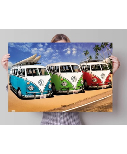 Reinders Poster VW Californian Camper - beach - Poster - 91,5 × 61 cm - no. 21211
