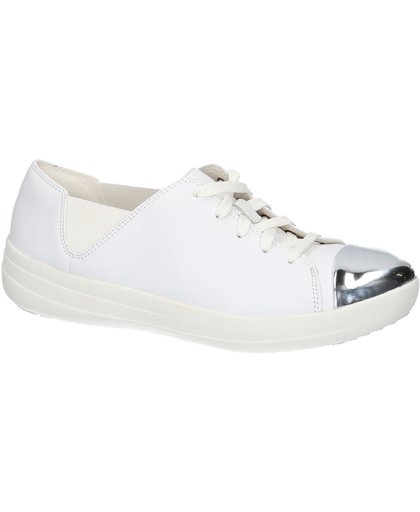 FitFlop - F-Sporty Mirror-Toe Sneakers - Sneaker laag gekleed - Dames - Maat 38 - Wit - I73-194 -Urban White Leather