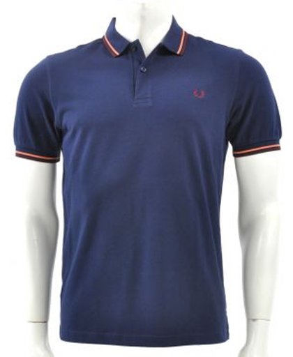 Fred Perry - Slim Fit Twin Tipped Shirt Pique - Heren - maat XL