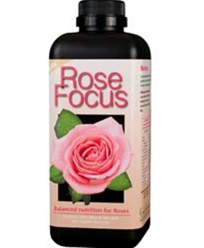 Rose Focus - 1 Liter bemesting voor weelderige groei en lange bloei van uw rozen (goed voor 100 liter)