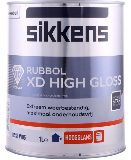 Sikkens Rubbol XD High Gloss RAL7024 Grafietgrijs 0,5 Liter
