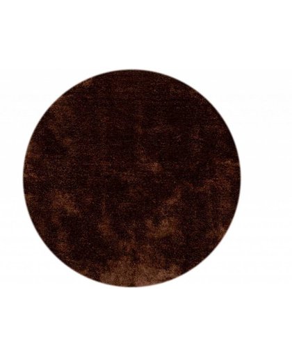 Ross 19 - Rond vloerkleed in Bruine kleursamenstelling