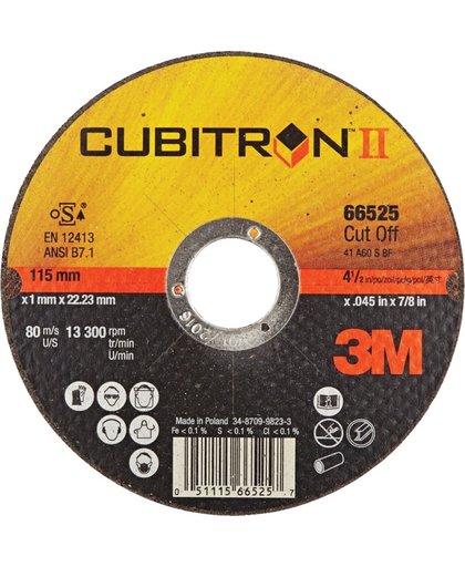 3M™ Cubitron™ II doorslijpschijf T41, 150 x 1,6 mm