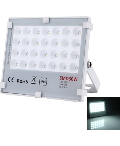 30W 28 LEDs SMD-2835 3150 LM IP66 Waterproof Diamond LED Flood Light Lamp  AC 110-265V(White Light)