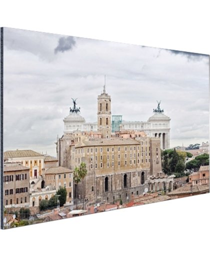 Het oude Rome Aluminium 30x20 cm - Foto print op Aluminium (metaal wanddecoratie)