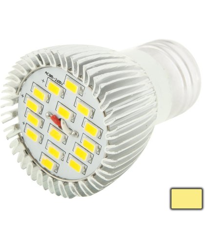 E27 6.4W Warm White 15 LED 5630 SMD Spotlight Bulb  AC 85-265V