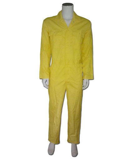 Yoworkwear Overall polyester/katoen geel maat 54
