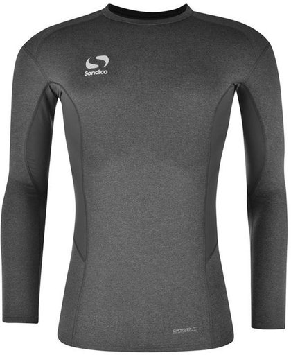 Sondico ondershirt / sportshirt Lange mouw  - Jongens - Grey Marl - 164