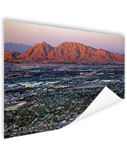 Las Vegas en omgeving Poster 90x60 cm - Foto print op Poster (wanddecoratie)