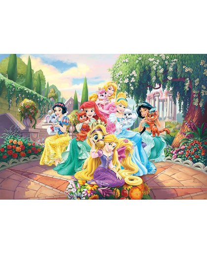 Fotobehang Disney Princesses Rapunzel Ariel | L - 152.5cm x 104cm | 130g/m2 Vlies