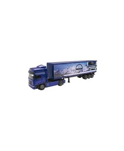 Newray Man F2000 Vrachtwagen 1:43 Blauw
