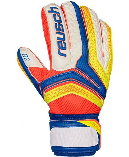 Reusch Keepershandschoenen - Unisex - wit/blauw/geel/oranje