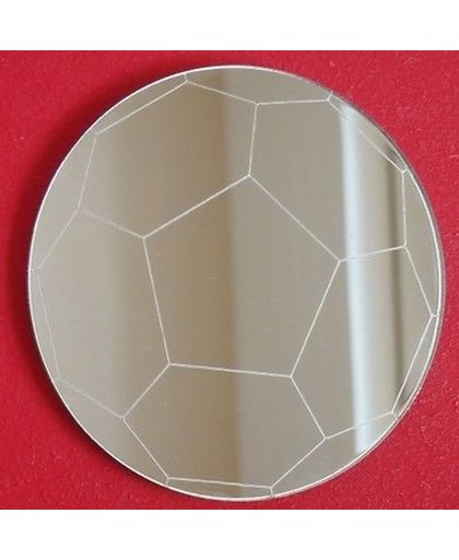 acryl voetbal spiegel 40cm bij 40cm