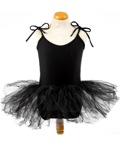 Balletpakje + Tutu - Zwart - Ballet - Verkleed jurk - maat 122/128 (12)