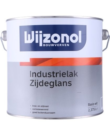 Wijzonol Industrielak Zijdeglans G0.05.85 Mergelwit 2,5 Liter