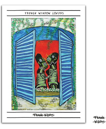 Poster FRENCH WINDOW LOVERS A3 van kunstenaar Frank Willems