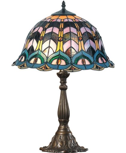 Tafellamp art deco in Tiffany stijl