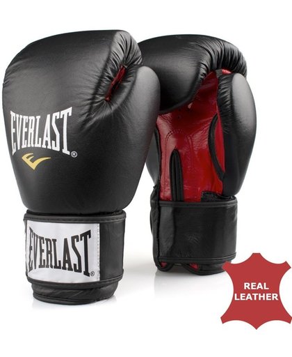 Leather Boxing Gloves Fighter | 12 ounce zwart