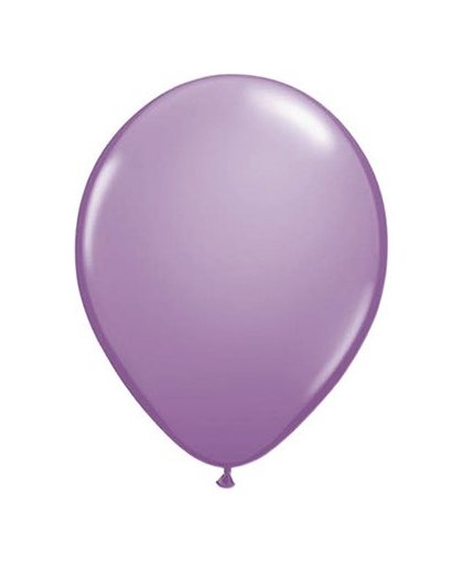 Metallic ballonnen glans - 30 cm - 100 stuks - paars