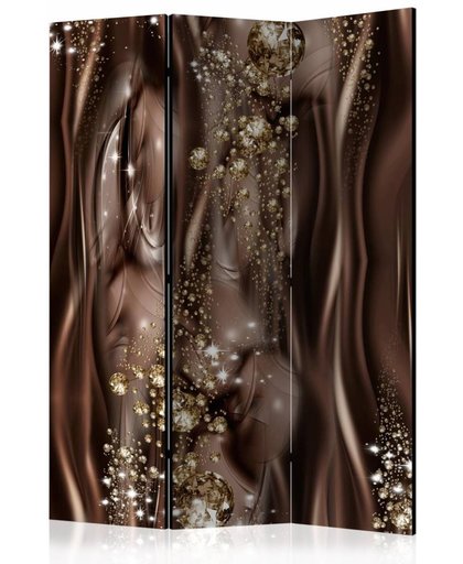 Vouwscherm - Rivier van chocolade 135x172cm