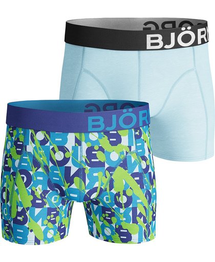 Bjorn Borg - 2-Pack Crystal Blue Boxershorts Blauw/Multi-L