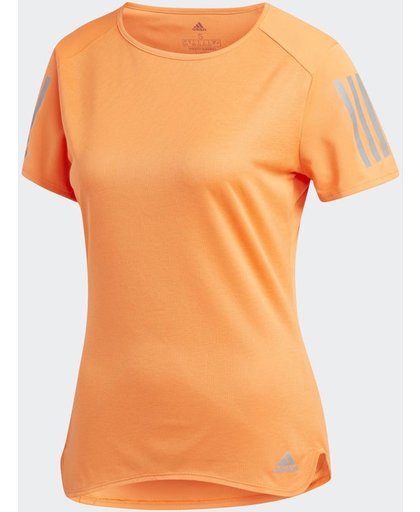 adidas Short Sleeve Hardloopshirt Dames - Orange