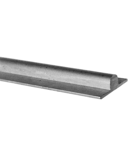 Roval Aluminium rail massief 7,5 x 25mm