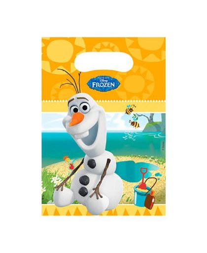Disney Frozen Olaf uitdeelzakjes - 6 stuks