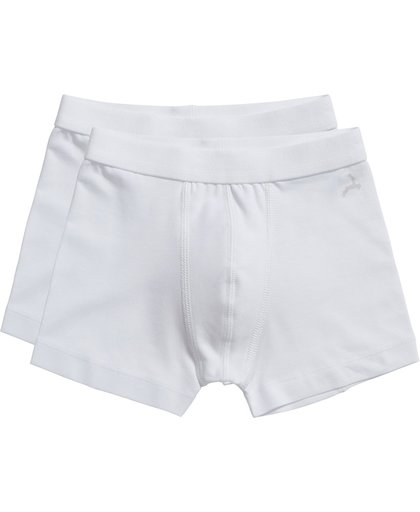 Ten Cate jongens 2Pack Basic shorts 30036 wit-110/116 - 110/116