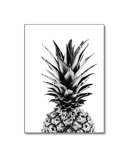Minimalistic Wall Art - A3 Poster met Ananas
