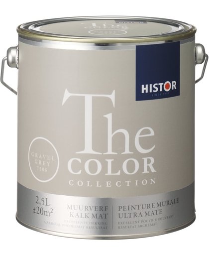 Histor The Color Collection Muurverf - 2,5 Liter - Gravel Grey