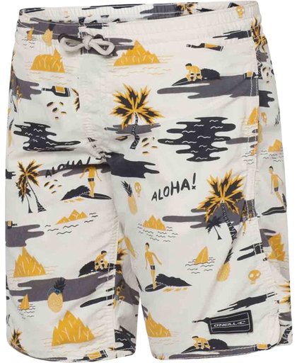 O'Neill PB Thirst for Surf shorts jr. - Zwembroek - Kinderen - 128 - Wit Combi