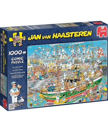 Jan van Haasteren Tall Ship Chaos 1000 stukjes