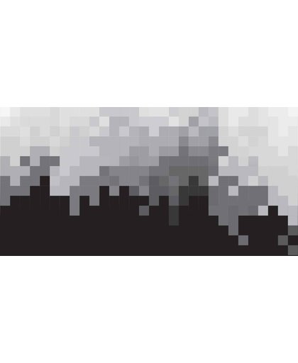 Fotobehang Abstract Pattern Black White | XXL - 312cm x 219cm | 130g/m2 Vlies
