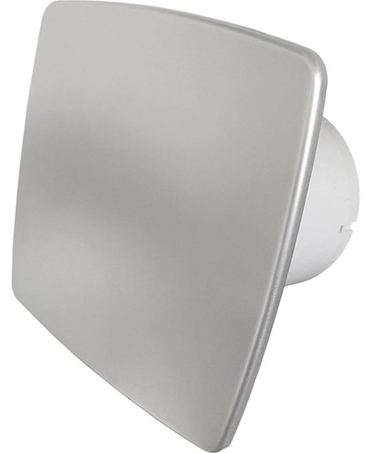 Ventilatieshop badkamer/toilet ventilator - timer - vochtsensor - Ø100mm - rvs *Bold-Line*