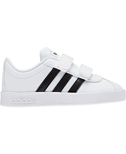 adidas VL Court 2.0 CMF  Sneakers - Maat 21 - Unisex - wit/zwart