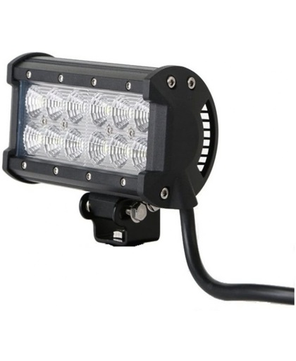 LED SPOT - 12 x 3 watt - front light - WIT - OFF-ROAD - Rectangle