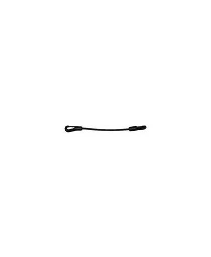 Steco Snelbinder elastisch 42 cm met 2 haken zwart
