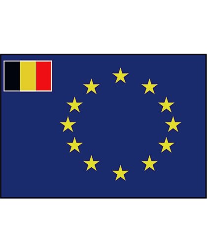 Talamex Europese vlag (BE) 20 x 30 cm