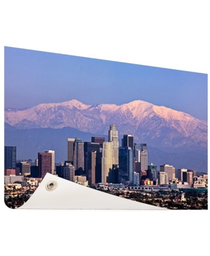 Los Angeles met bergen Tuinposter 60x40 cm - Foto op Tuinposter (tuin decoratie)
