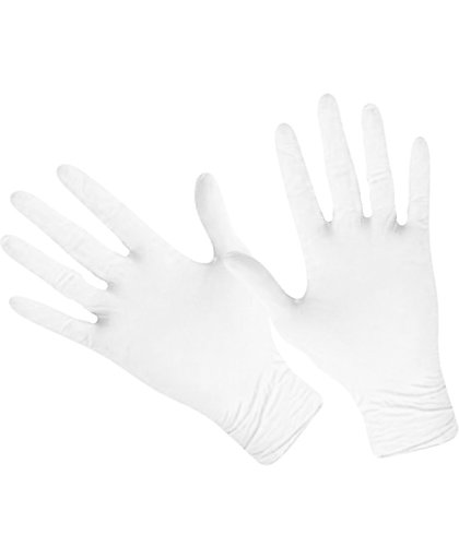 Latex - handschoenen - handschoen - wit - maat S, dispenserdoos 100 stuks