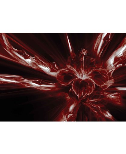 Fotobehang Abstract Art Black | PANORAMIC - 250cm x 104cm | 130g/m2 Vlies