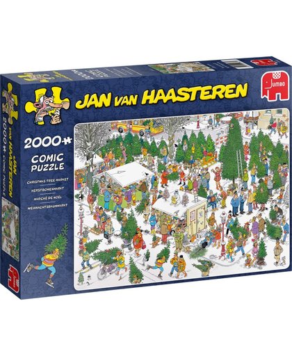 Jan van Haasteren De Kerstbomenmarkt 2000 stukjes
