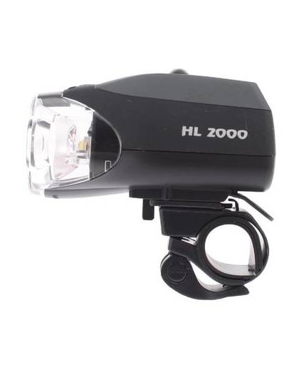 Spanninga voorlicht met houder HL2000 LED zwart 10 x 9 x 5 cm