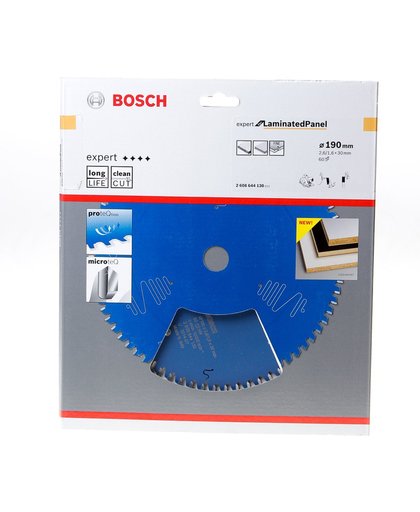 Bosch Cirkelzaagblad 60 tanden Laminated Panel ABT 190 x 30 x 2.6mm