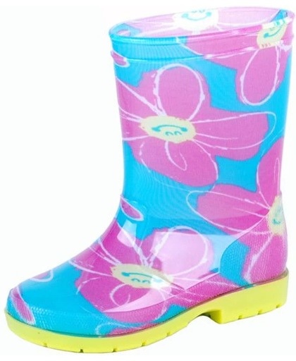 Gevavi Boots Lina meisjeslaars PVC turquoise/roze 22