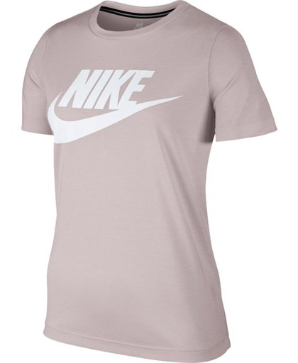 Nike Sportswear Essential Women's Logo Shirt Shirt Dames - Barely Rose/Barely Rose/White