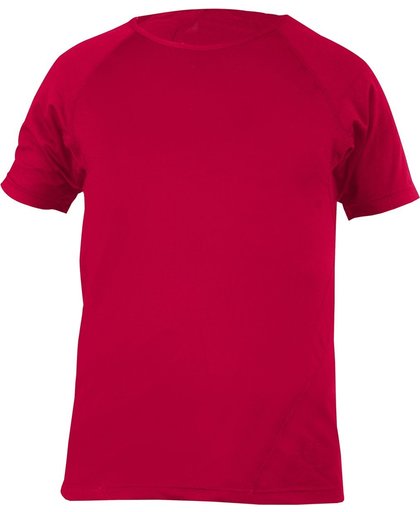 Yoga-T-Shirt, men - chili red S Trainingsshirt YOGISTAR